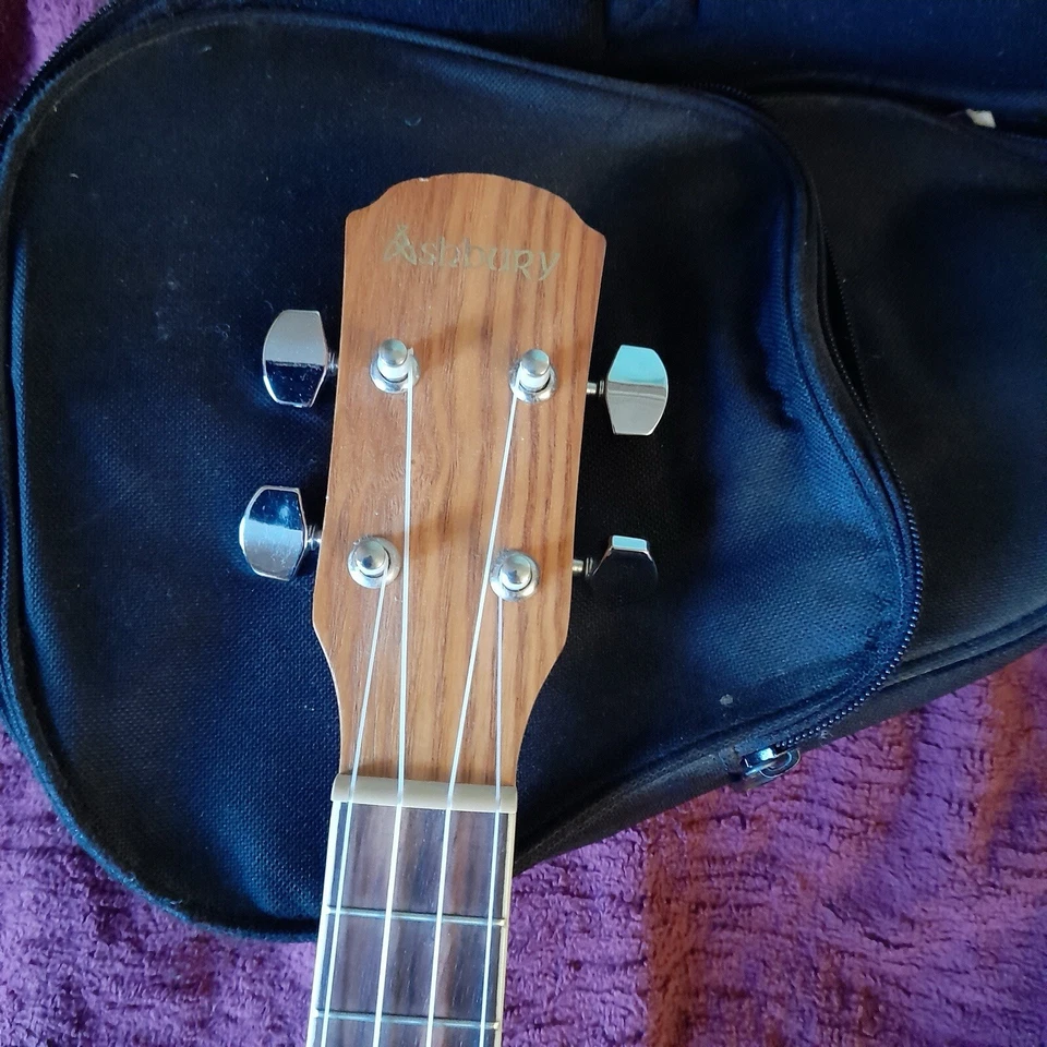 Ashbury Ash Concert Ukelele 60c With Case & Chord Book - Image 4 of 4