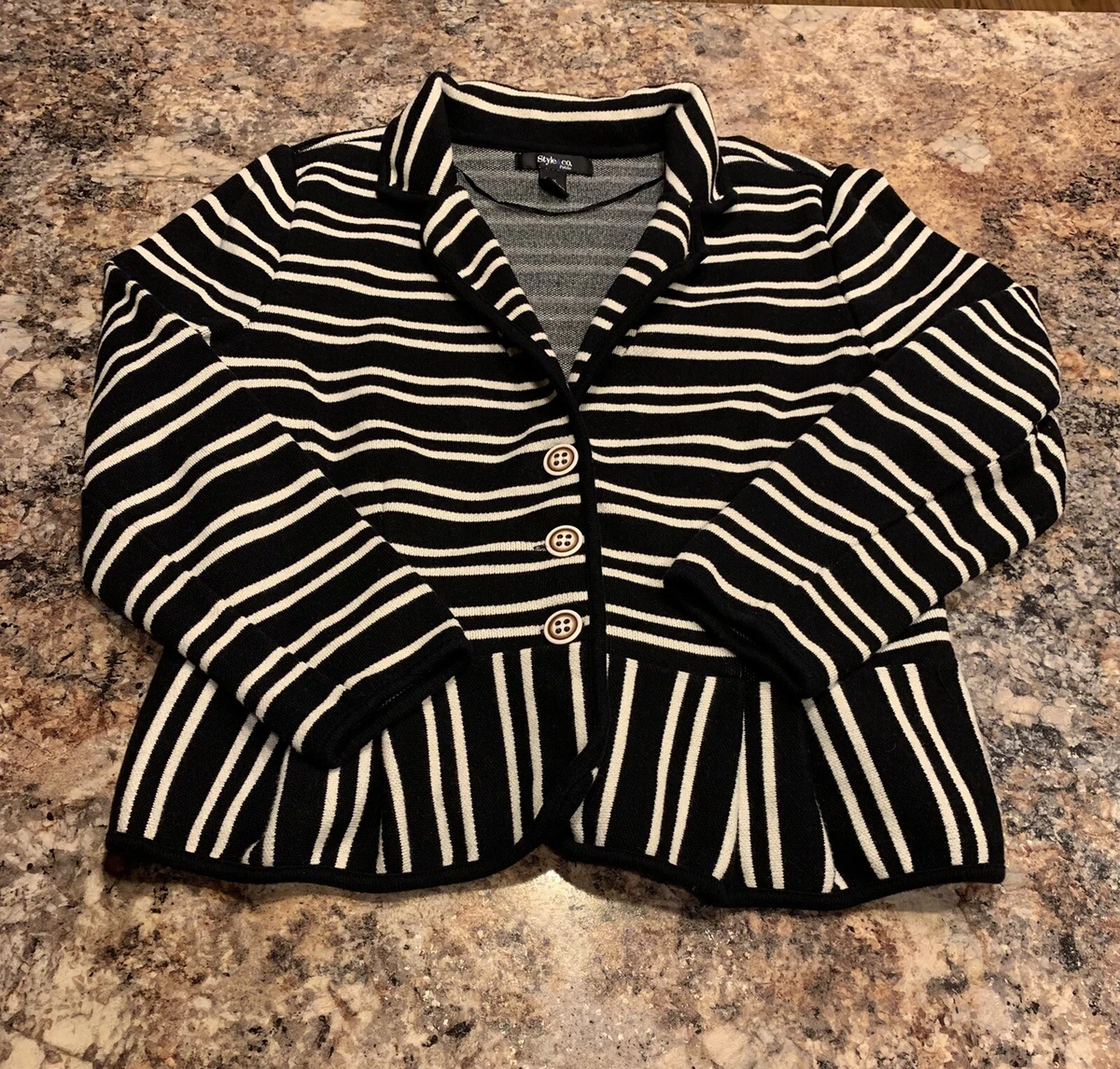 Style & co knit blazer clearance