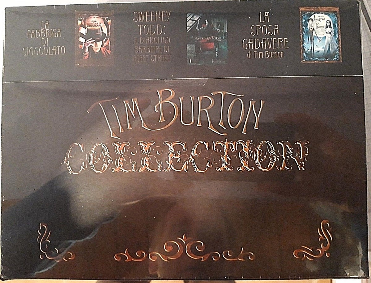 TIM BURTON COLLECTION MUSICAL BOX DVD (6) NUOVO LIMITED EDITION