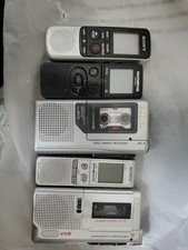 Lot 0f 5 SONY/OLYMPUS/ Handheld Digital Voice Recorder TESTED And WORKS