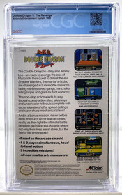 Double Dragon II 2 New Nintendo NES 1990 Factory Sealed CGC Graded 9.6 A+ MINT
