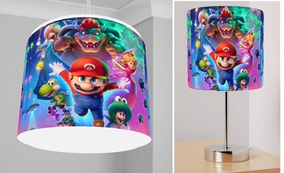 SUPER MARIO GALAXY Deckenleuchte Schirm Stablampe oder Konvolut wiederverwendbar