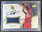 2007-08 Upper Deck Exquisite Vince Carter Auto Autograph Patches #/35 Nets