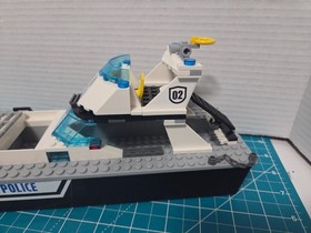LEGO CITY: Police Patrol Boat (60129) Incomplete Boat Only Excellent
