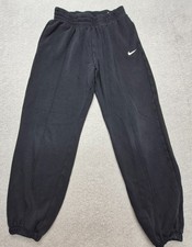 Nike Sportswear Essential Fleece Sweatpants Womens L Black Joggers BV4089-010