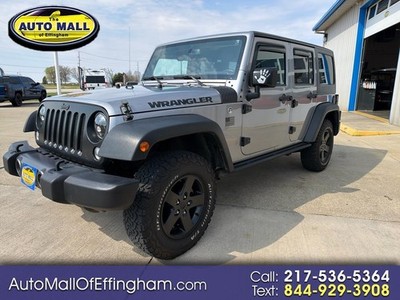 2016 Jeep Wrangler Unlimited 4WD 4dr Black Bear *Ltd Avail*
