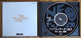 Top Players Golf Neo Geo CD Tested w/ Manual No Obi