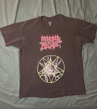 Vintage 1991 Morbid Angel Blessed Are The Sick Death Metal Band Shirt Size XL
