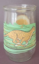 1995 Welch's Endangered Species Jelly Jars cheetah # 4