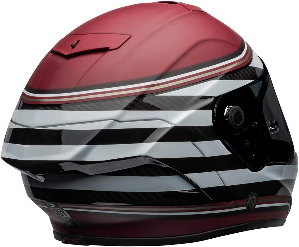 Casco Bell Race Star Flex DLX RSD The Zone mate/blanco brillante/rojo caramelo - XL Foto 3 de 4