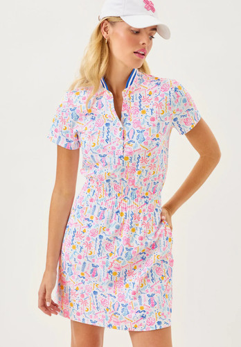 NWT LILLY PULITZER SIZE MEDIUM LOVE DRESS *SUMMER SERENADE* MULTI