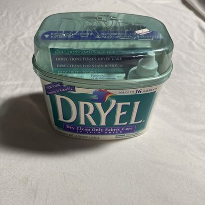 Dryel At Home Dry Cleaner Starter Kit 4 Loads 16 Garments Fresh Scent NOS
