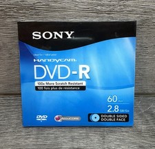 Sony 3DMR60DSR1HC 2.8GB Double Sided DVD-R with Hangtab - 2 Pack