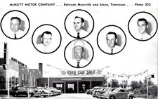 McNutt Motor Company Car Dealership Maryville Alcoa Tennessee TN - Reprint