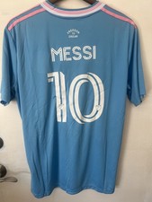 Lionel Messi #10 Miami CF / Argentina Jersey New Blue Large
