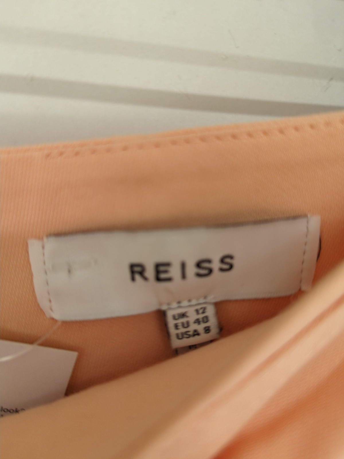 ALTRA Reiss Pantalone Donna UK 12 Rosa Altro con Cotone Elastan Gamba Larga Chino