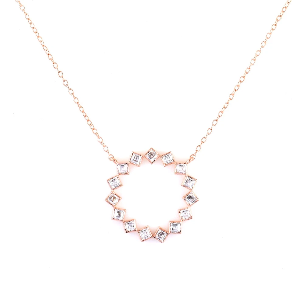 Certified 2.25Ct White Diamonds Necklace-Free Diamond Studs. Free Tariffs. - image 3 of 4