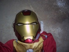 Iron Man Costume  has MASK  Children Boys S 4-6 Halloween
