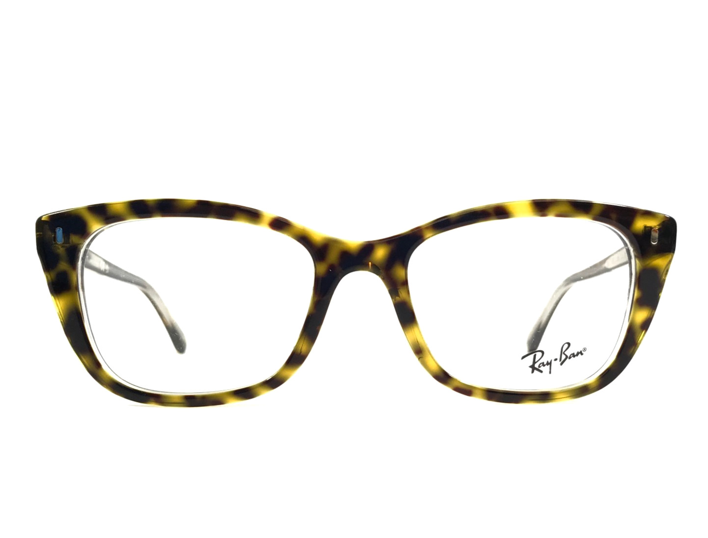 Ray - Ban Unisex Brown Rx5433 5082 Optical Frames Acetate Transparent Pillow Normal - Image 2