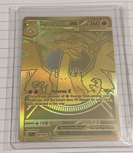 Mega Charizard X ex - Phantasmal Flames #130 Price & Value | PokeScope