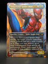 Sensational Spider-Man Borderless 25 Marvel's Spider-Man: Eternal-Legal MTG NM