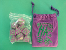 Batman Gotham City Chronicles RPG - Joker dice set 9 assorted dice 