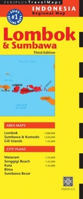 LOMBOK & SUMBAWA TRAVEL MAP THIRD EDITION (PERIPLUS TRAVEL By Periplus Editors