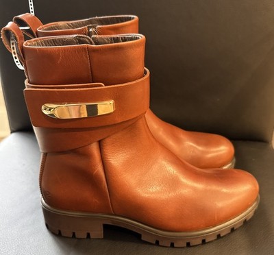 ECCO Modtray Women Brown Ankle Boots New Without Box Women's Size 5-5.5 EU 36
