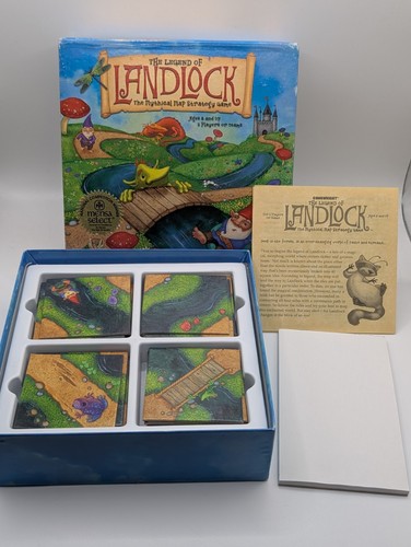 The Legend Of Landlock - Mythical Map Strategy Game - Gamewright - Mensa - 2002 - Picture 11 of 13