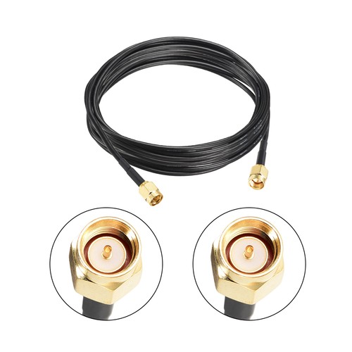 SMA Mâle à SMA Mâle RF Coaxial Adaptateur Connecteur Cuivre Câble 118.1 Pouce - Photo 2/4