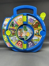 Fisher-Price Little People World of Animals See 'n Say Blue Toy with Two Pages
