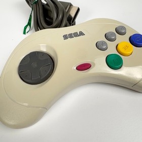 Sega Saturn HST-3200 White Console Controller Cables Tested Japan NTSC-J