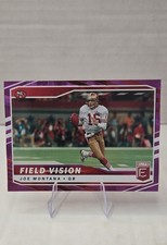 2021 Panini Donruss Elite - Field Vision Joe Montana Purple /75