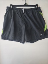Nike Dri-Fit Lined Shorts Men Size L Blk/green 320817-065