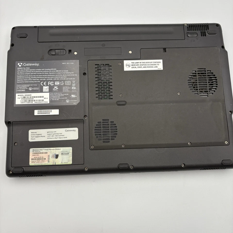 Gateway PA6A Laptop READ - Image 3 of 4