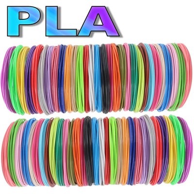 PLA Filament For 3D Pen Printing 1.75mm Odorless Plastic Refill 10 20 30 Colors
