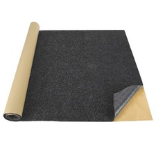 Speaker Box Carpets Fabric with Adhesive, 20"x39" Gray Car Trunk Felt Fabric