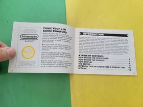 Gotcha! The Sport! Nintendo NES Manual Only ~ Instruction Booklet