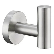 Robe Towel Hook SUS 304 Stainless Steel Bathroom Hand Coat for Wall Brushed