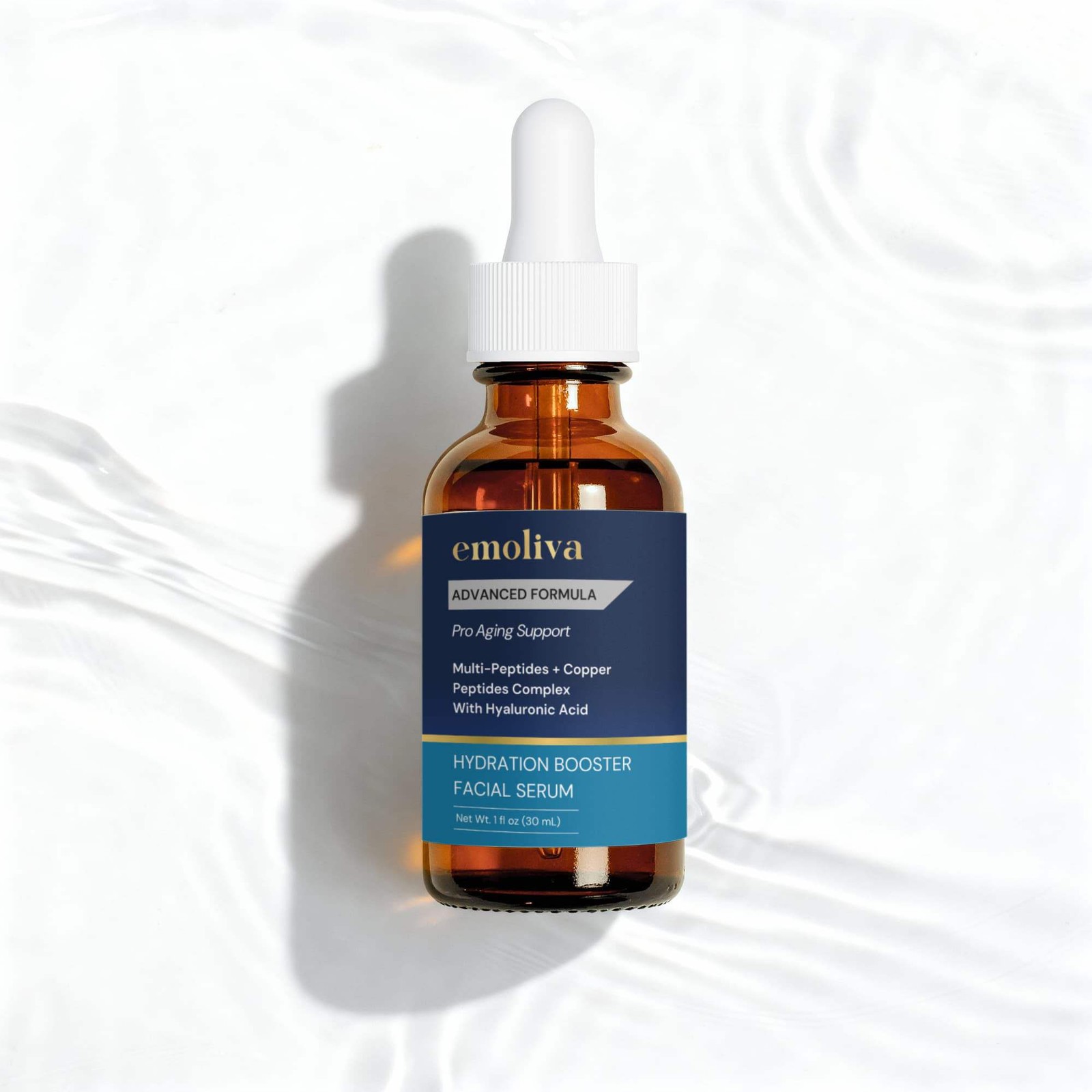 Anti-Aging Face Serum, Multi Peptides and Hyaluronic Acid Serum For Firming Skin