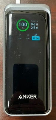 Anker - Power Bank (20000mAh, 200W, 3-Port) - Black