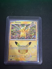 Pikachu🔥 (044/128) holographic card from the 🔥Pokémon 30th Celebration