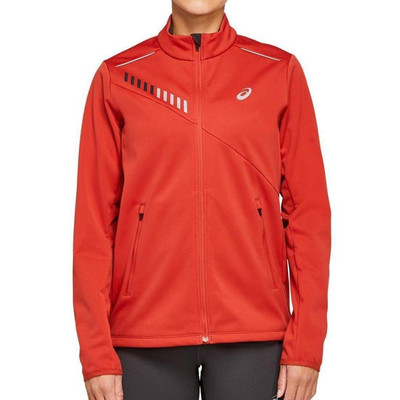 Asics Lite-Show Winter Womens Running Jacket Orange Run 360