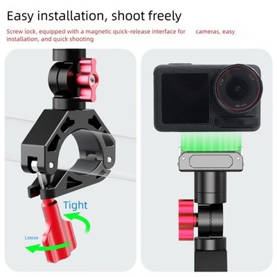 Multiple Angle Cycling Camera Mount Clamp Structure Without Tools Required