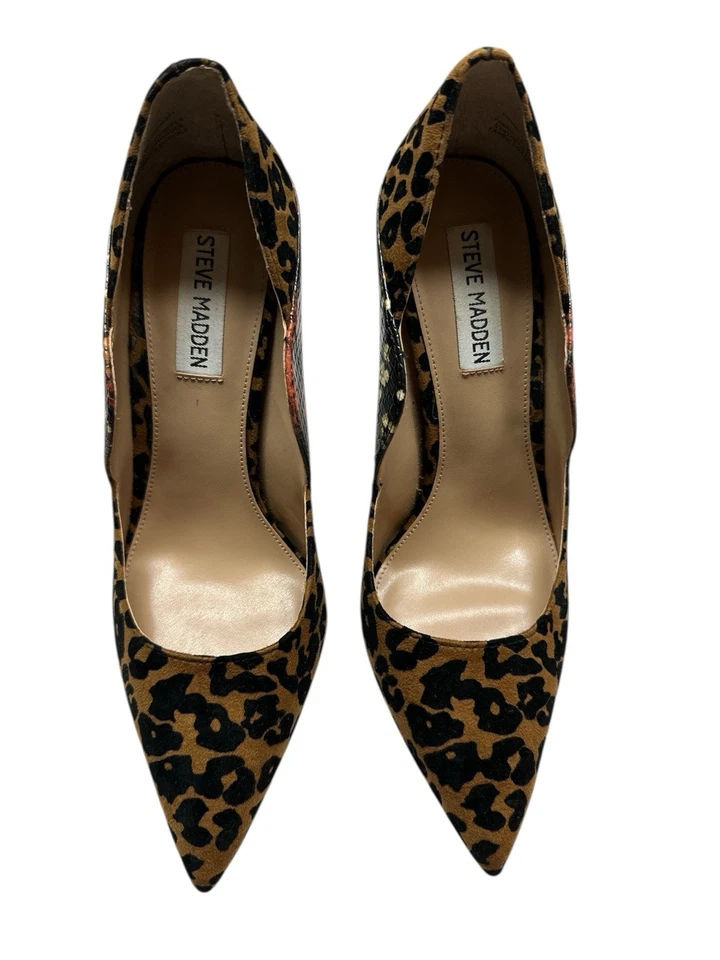 Tacones de aguja Steve Madden Multi Animal Print Leopardo Promoción Mujer’s Talla 7 Foto 2 de 4