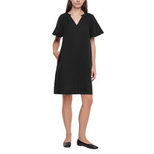 Gap Women's Gauze Pop-Over Dress Size S Black