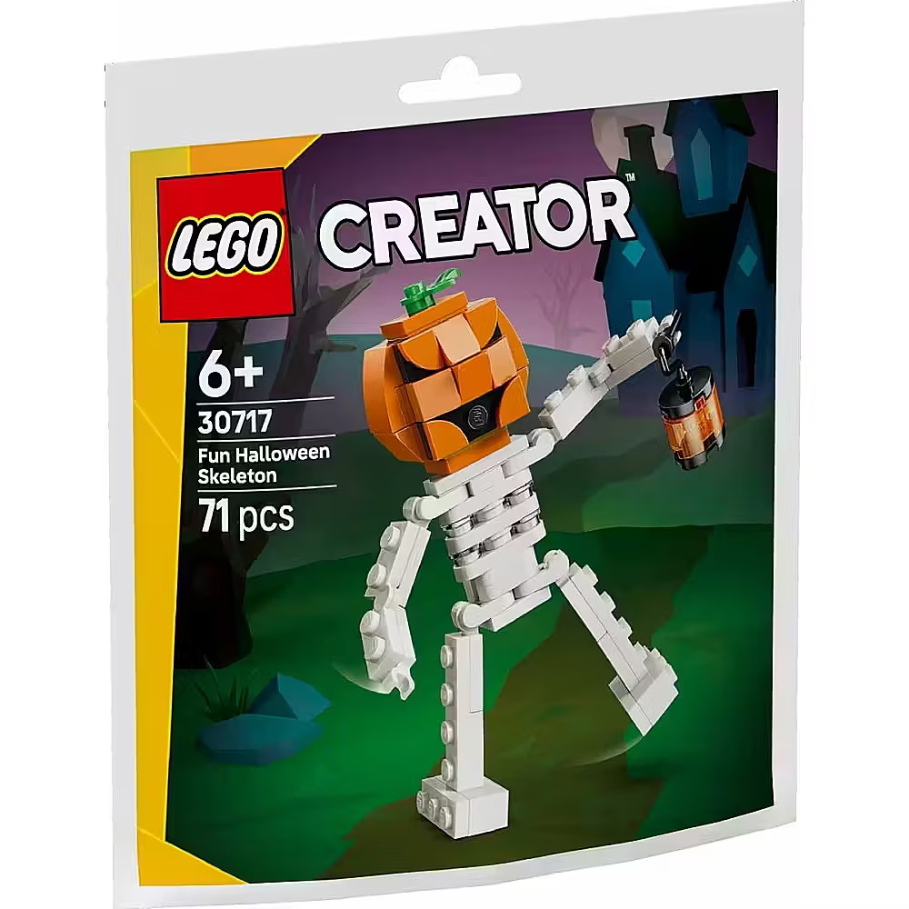 Lego Creator Fun Halloween Skeleton 30717 Paper Bag BNIP