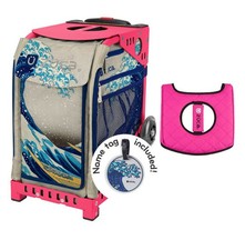 Zuca Sport Bag - Great Wave with Black/Pink Seat Cover Pink Frame