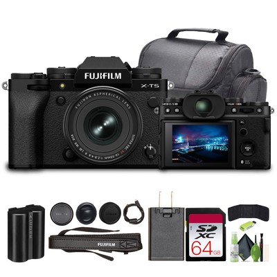 Fujifilm X-T5 Mirrorless Camera With XF 16-50mm f/2.8-4.8 Lens (Black) Bundle