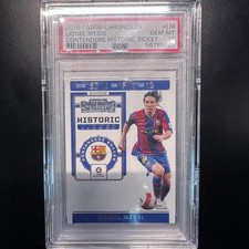 2019 Panini Messi Contenders Ticket PSA 10 Collectible